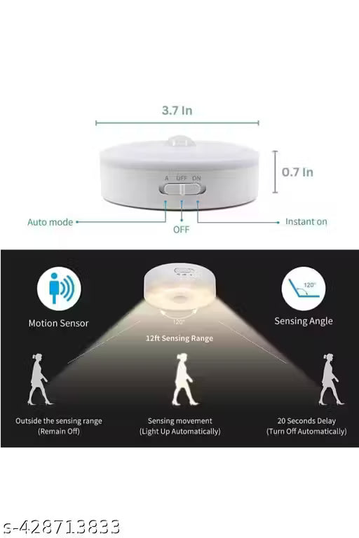 Saflaria  Motion Sensor  Light(Pack Of 2)